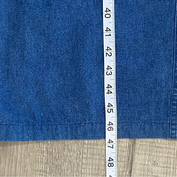 Casual Blue Denim Midi Dress - Picture 6 of 10